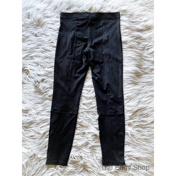 Express | Faux Suede Ankle Zip Legging - Picture 2 of 7